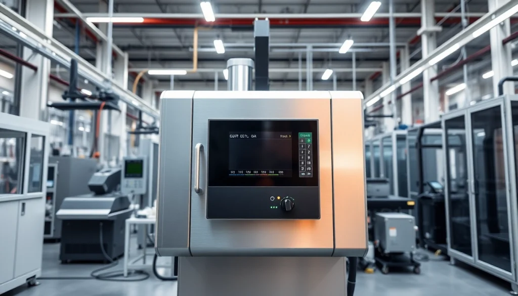 Mould Temperature Controller showcasing advanced technology and precision in a modern manufacturing environment.