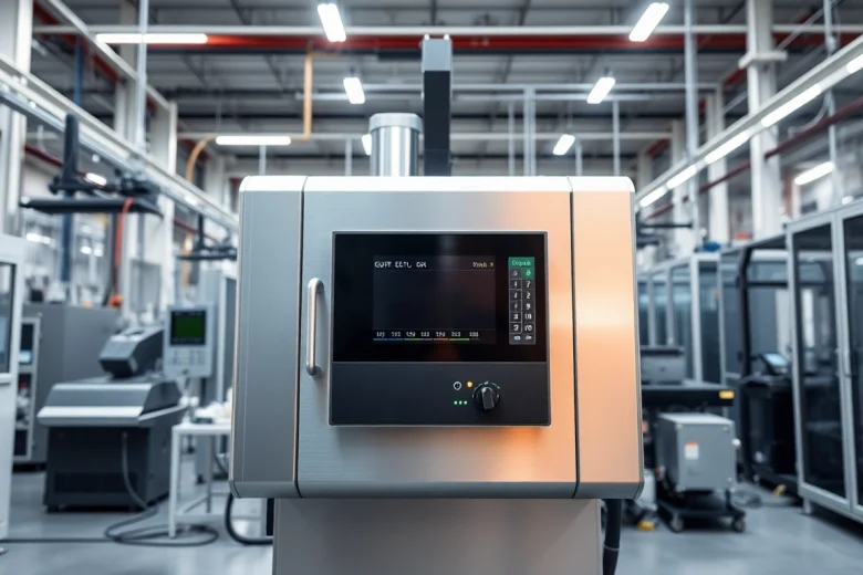 Mould Temperature Controller showcasing advanced technology and precision in a modern manufacturing environment.
