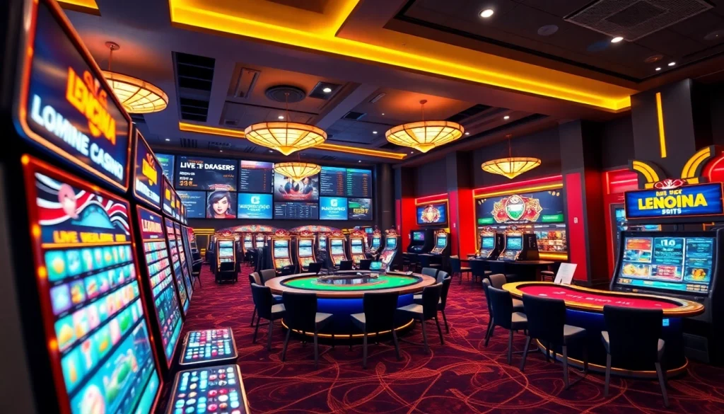 The lively online casino scene of gg88.com featuring vibrant slots and engaging live dealer games.