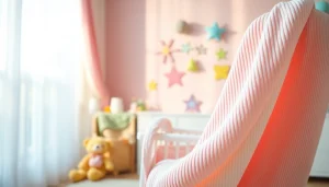 Bekijk ribcord katoen met een zachte textuur in een schattige babykamer, ideaal voor decoratie.