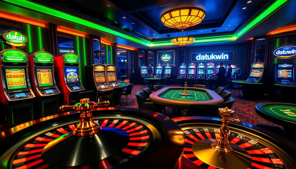 Rasakan sensasi perjudian Datukwin di kasino online kelas atas dengan permainan yang berwarna-warni dan mesin slot.