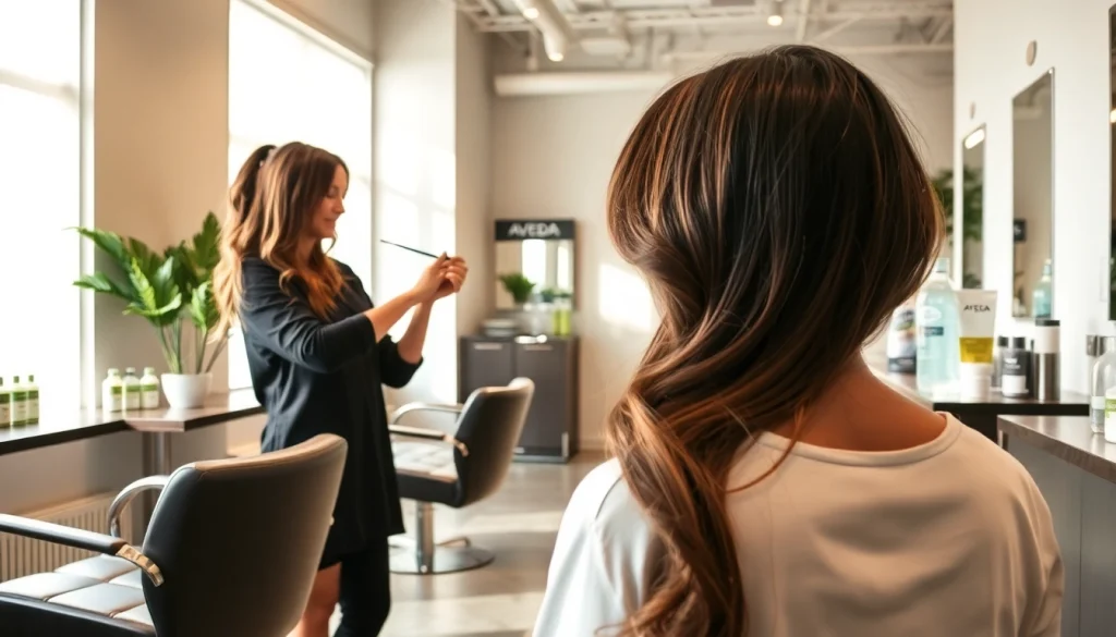 Discover exceptional hair services at this premier hair salon San Diego, showcasing skilled stylists and Aveda products.