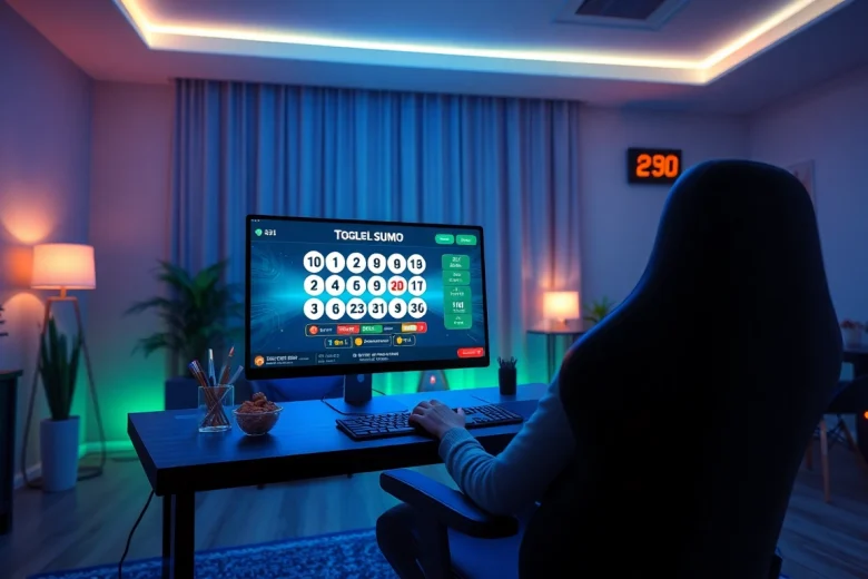 Pengaturan permainan Togel Sumo online dengan antarmuka yang menarik dan suasana yang hidup