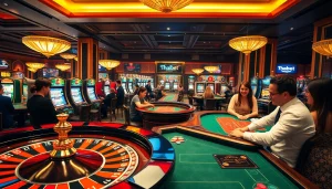 Experience the excitement of thabet casino with vibrant gaming action and captivating atmosphere.