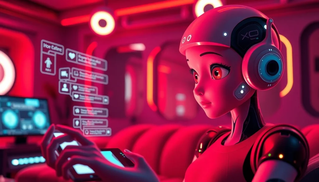 Interactive NSFW character AI showcasing engaging chat features and realistic design.