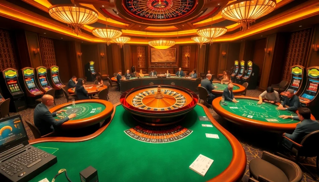 Experience the excitement of gameplay at https://nohu900.gripe/ with a luxurious casino setting.