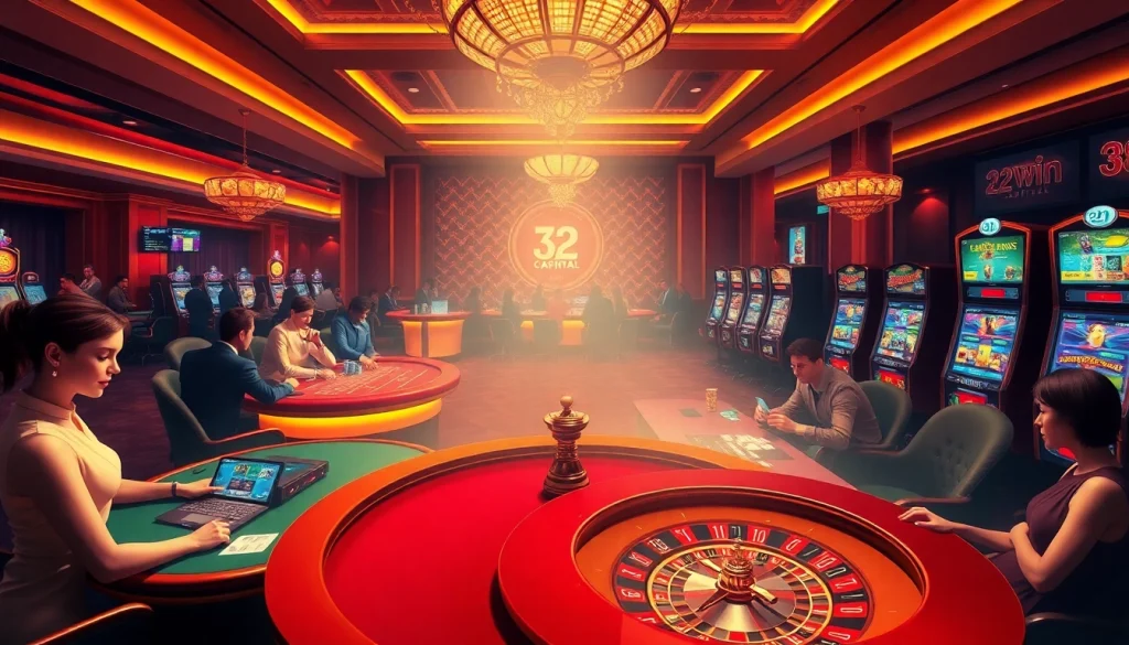 Experience the thrill of online betting at 32win.capital with lively casino visuals and engaging gameplay.