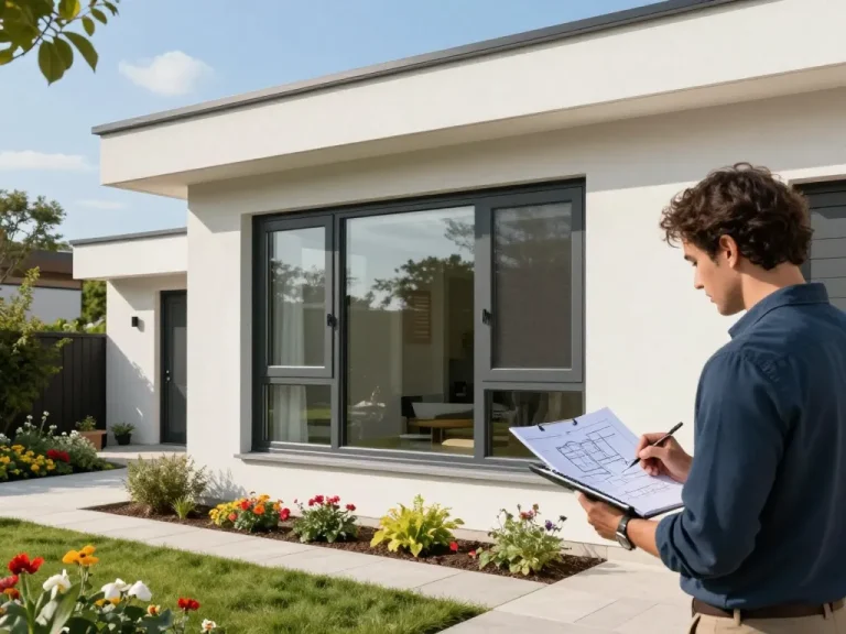 Schüco Fenster, die modernes architektonisches Design in einem stilvollen Zuhause verkörpern.