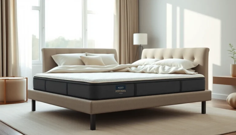 Transform your bedroom with the sophisticated flat box spring queen featuring elegant design and plush comfort.