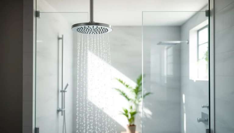 Elegant showers Australia designed with modern features and stylish elements.
