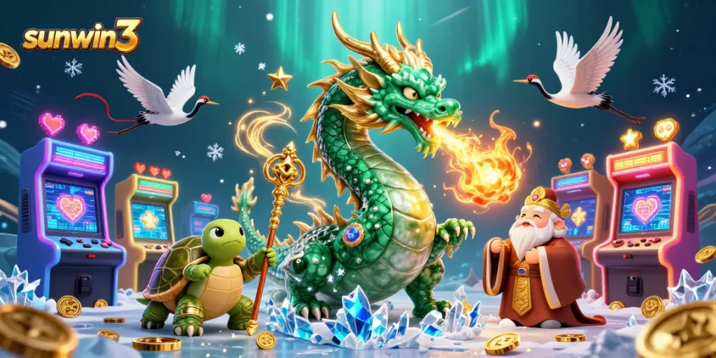 Experience thrilling gameplay at sunwin3 with vibrant casino visuals and dynamic characters.